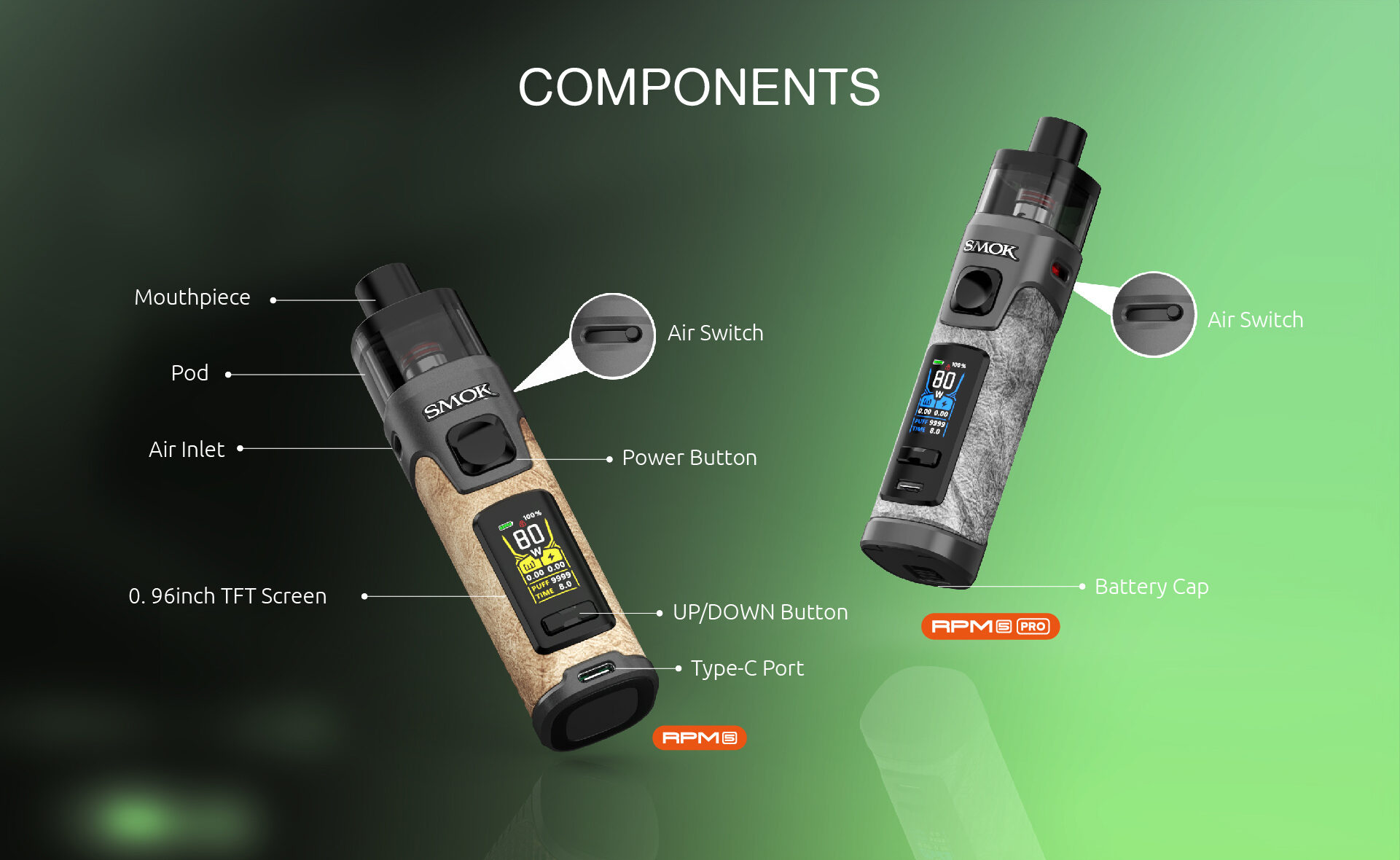 SMOK RPM 5 80W POD SYSTEM