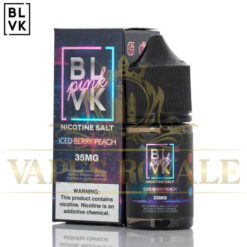 BUY ICED BERRY PEACH SALT BY BLVK - 30ML