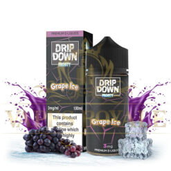 DRIP DOWN - BUY FROSTY GRAPE ICE BY DRIP DOWN – 100ML - 100ML E-LIQUID - Vapes Royale