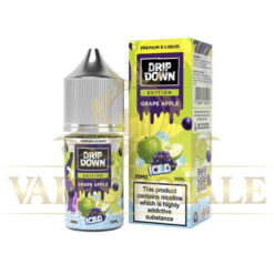 DRIP DOWN - BUY NEW GRAPE APPLE ICE SALT BY DRIP DOWN – 30ML - 30ML SALT NIC - Vapes Royale