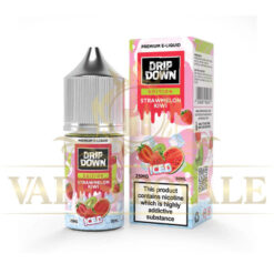 DRIP DOWN - BUY NEW STRAWMELON KIWI ICE SALT BY DRIP DOWN – 30ML - 30ML SALT NIC - Vapes Royale