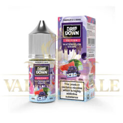 DRIP DOWN - BUY NEW WATERMELON GRAPE ICE SALT BY DRIP DOWN – 30ML - 30ML SALT NIC - Vapes Royale