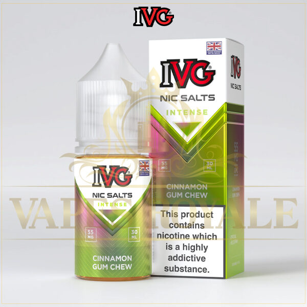 BUY CINNAMON GUM CHEW ICE SALT BY IVG - 30ML